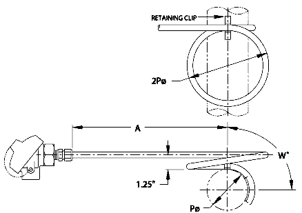 Series 1830R Tube Temp