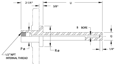 Series 6800 Van Stone Thermowell